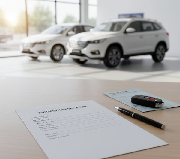 kwitansi jual mobil carsome terbaru