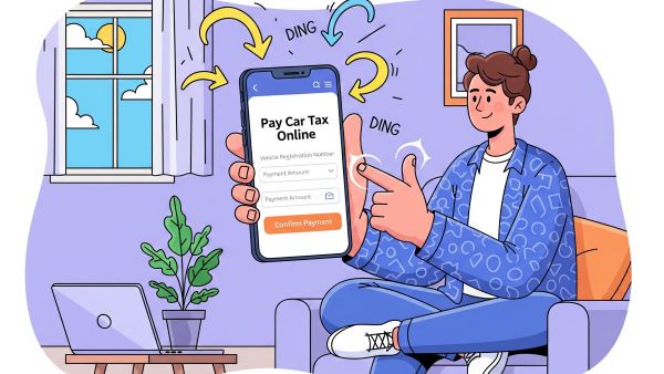 ilustrasi pajak mobil