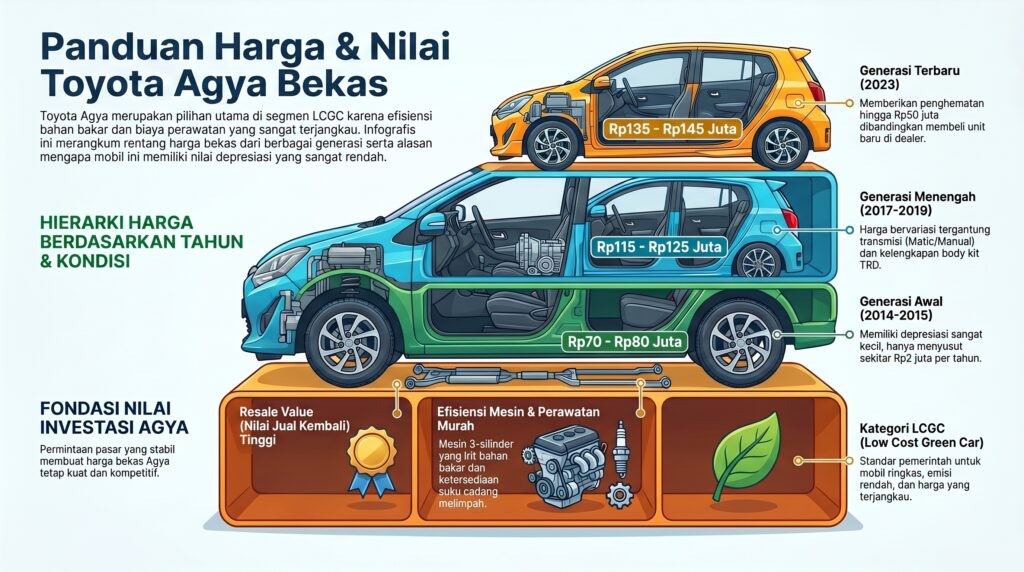 infografis harga toyota agya bekas