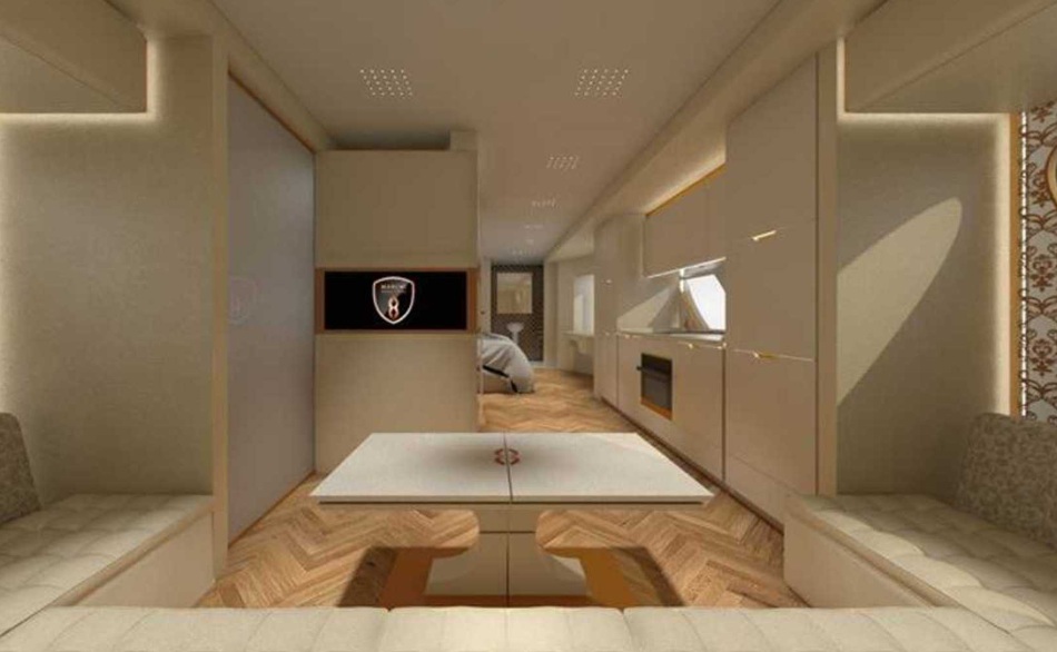 interior mewah bus