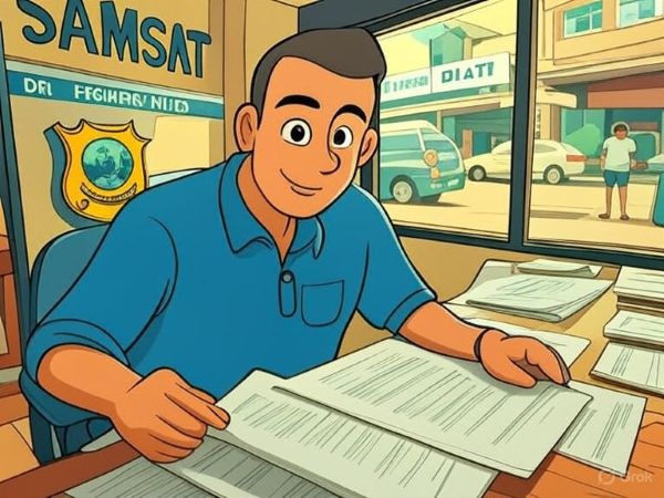 ilustrasi pengurusan administrasi stnk hilang